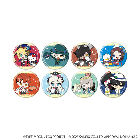 『Fate/Grand Order×サンリオキャラクターズ』缶バッジ03/コンプリートセット(全8種)(コラボイラスト)